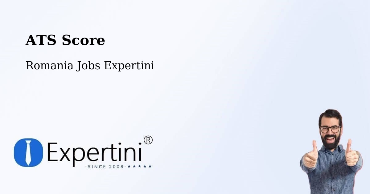 Resume ATS Score & Job Description Match Tool – Ghiroda - Romania Jobs Expertini